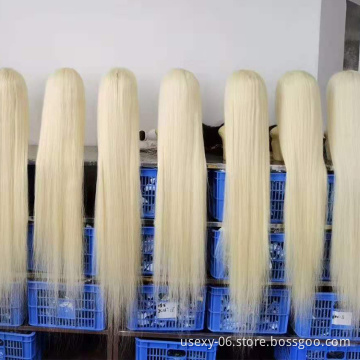 100% Mink Raw Virgin Cuticle Aligned Brazilian Blonde Lace Frontal Wig Human Hair 613 transparent Lace Front Wigs With Baby Hair